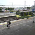 A DART train pulls in, Manorhamilton and the Street Art of Dún Laoghaire, Ireland - 15th August 2021