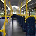The upstairs of the bus is deserted, A Trip to Noddy's, and Dublin City Centre, Wicklow and Dublin, Ireland - 16th August 2021