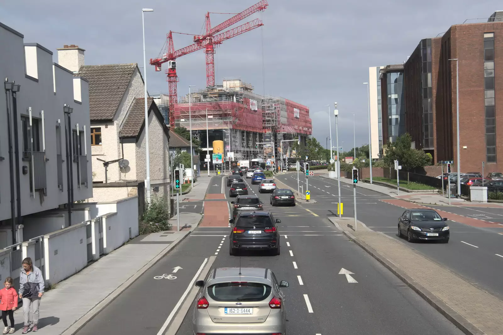 The view along Frascati Road in Blackrock, from A Trip to Noddy's, and Dublin City Centre, Wicklow and Dublin, Ireland - 16th August 2021