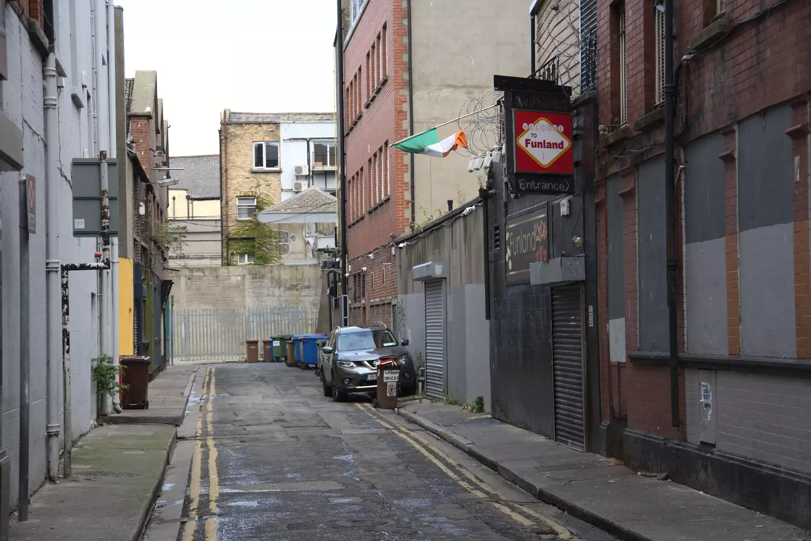 The back of Funland, on Henry Place, from A Trip to Noddy's, and Dublin City Centre, Wicklow and Dublin, Ireland - 16th August 2021