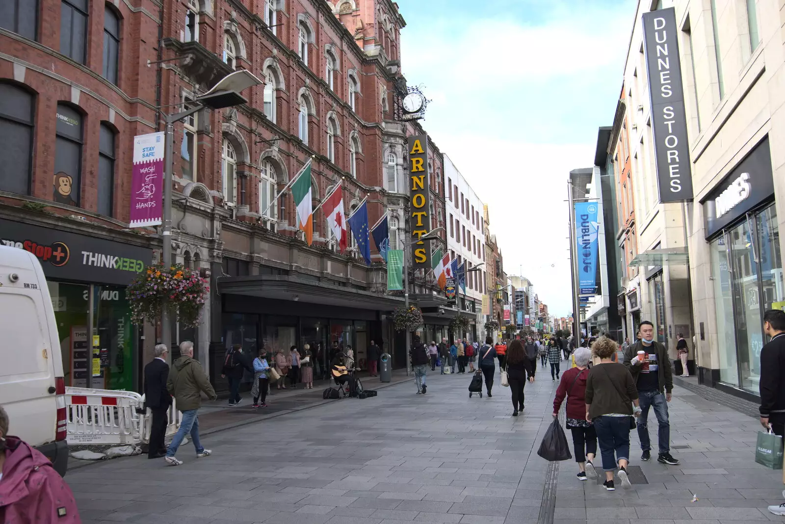 Arnotts on Henry Street, from A Trip to Noddy's, and Dublin City Centre, Wicklow and Dublin, Ireland - 16th August 2021