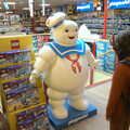 Fred waves to the Staypuft Marshmallow man, A Trip to Noddy's, and Dublin City Centre, Wicklow and Dublin, Ireland - 16th August 2021