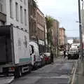 Looking up Strand Street Great, A Trip to Noddy's, and Dublin City Centre, Wicklow and Dublin, Ireland - 16th August 2021