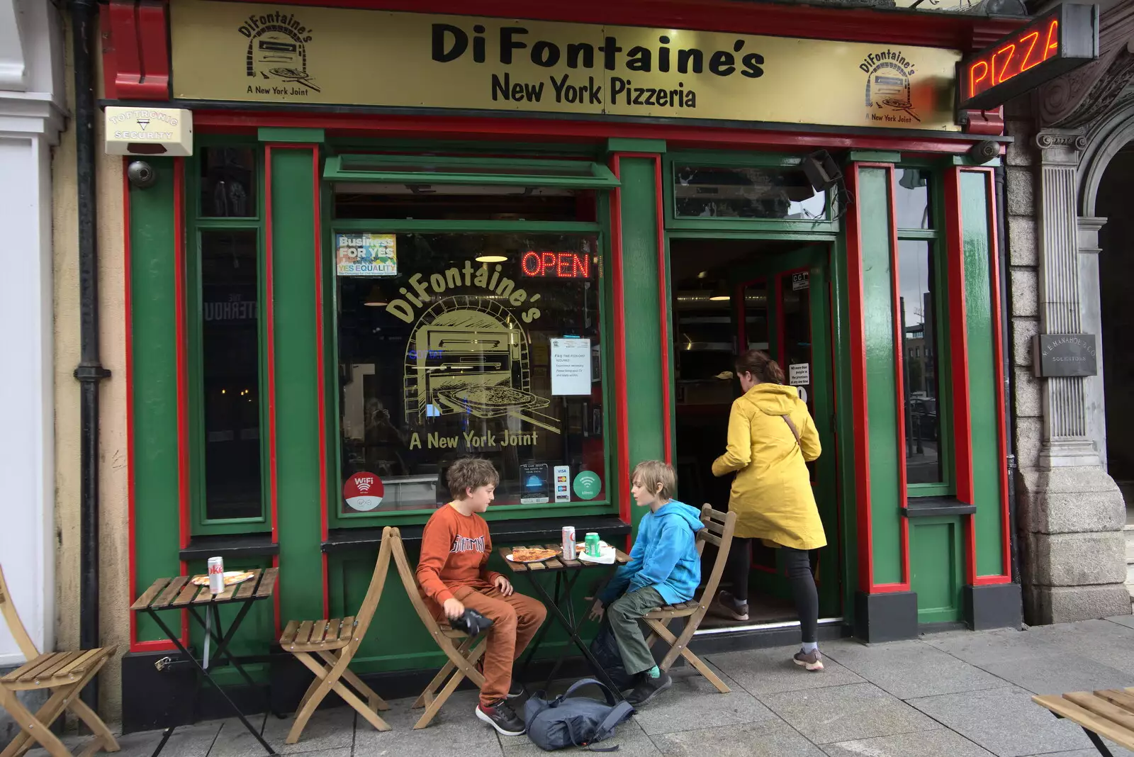 DiFontaine's - a New York Joint, from A Trip to Noddy's, and Dublin City Centre, Wicklow and Dublin, Ireland - 16th August 2021