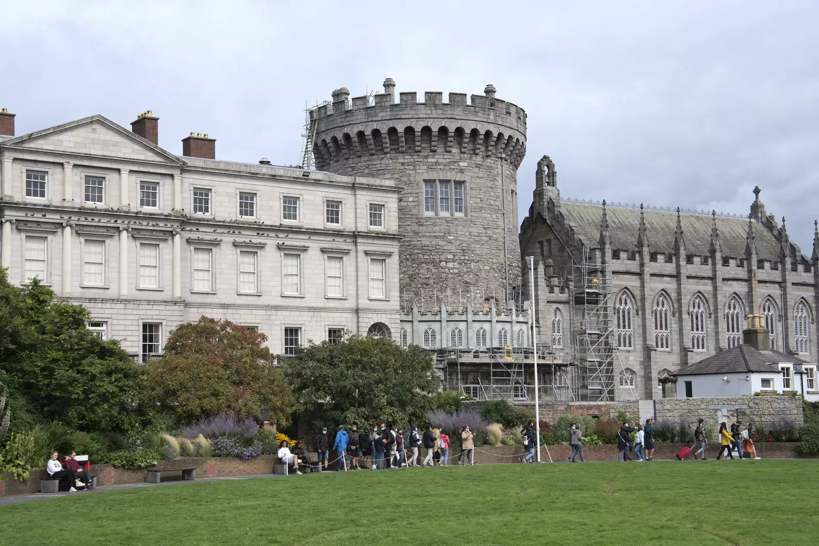 Dublin Castle, from A Trip to Noddy's, and Dublin City Centre, Wicklow and Dublin, Ireland - 16th August 2021