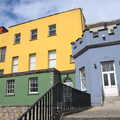Brightly-painted buildings near Dublin Castle, A Trip to Noddy's, and Dublin City Centre, Wicklow and Dublin, Ireland - 16th August 2021