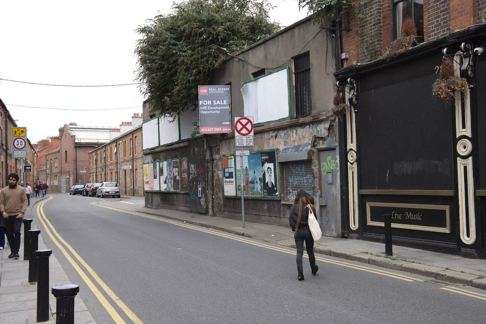 A whole tree is growing out of a shop on Meath Street, from A Trip to Noddy's, and Dublin City Centre, Wicklow and Dublin, Ireland - 16th August 2021