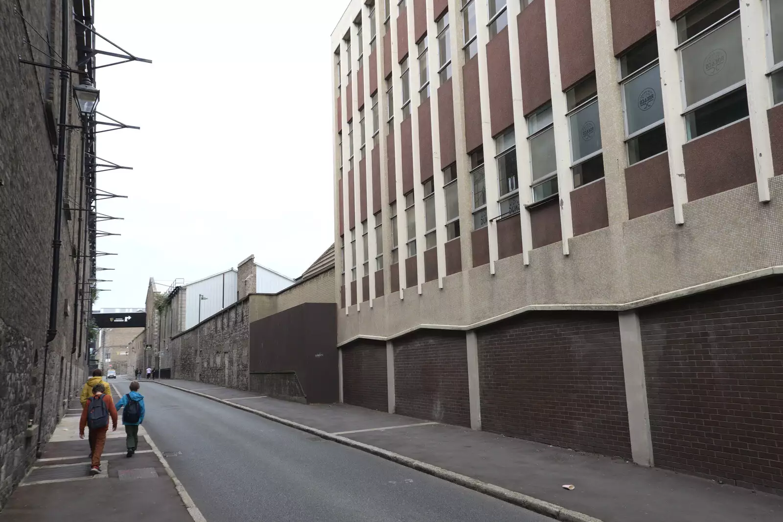 1960s office building on Crane Street, from The Guinness Storehouse Tour, St. James's Gate, Dublin, Ireland - 17th August 2021