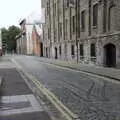 Old railway tracks in the cobbles, The Guinness Storehouse Tour, St. James's Gate, Dublin, Ireland - 17th August 2021