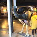An ostrich with its head in the floor, The Guinness Storehouse Tour, St. James's Gate, Dublin, Ireland - 17th August 2021