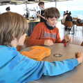 Harry and Fred play with Bakugan, The Guinness Storehouse Tour, St. James's Gate, Dublin, Ireland - 17th August 2021