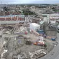 Looking down on Grand Canal Place, The Guinness Storehouse Tour, St. James's Gate, Dublin, Ireland - 17th August 2021