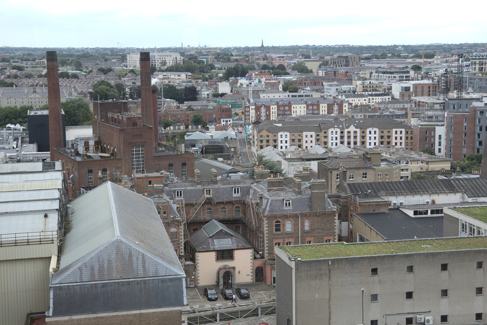 Another view of Dublin from The Guinness Storehouse Tour, St. James's Gate, Dublin, Ireland - 17th August 2021