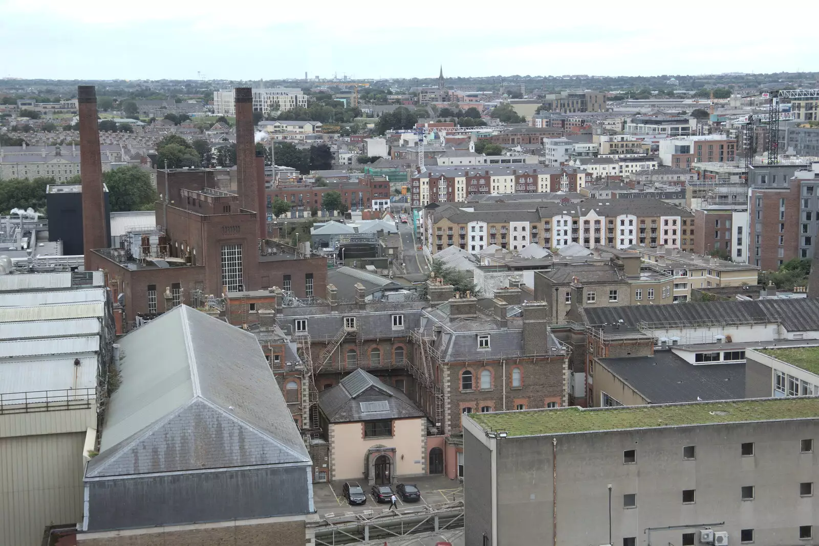 Another view of Dublin, from The Guinness Storehouse Tour, St. James's Gate, Dublin, Ireland - 17th August 2021