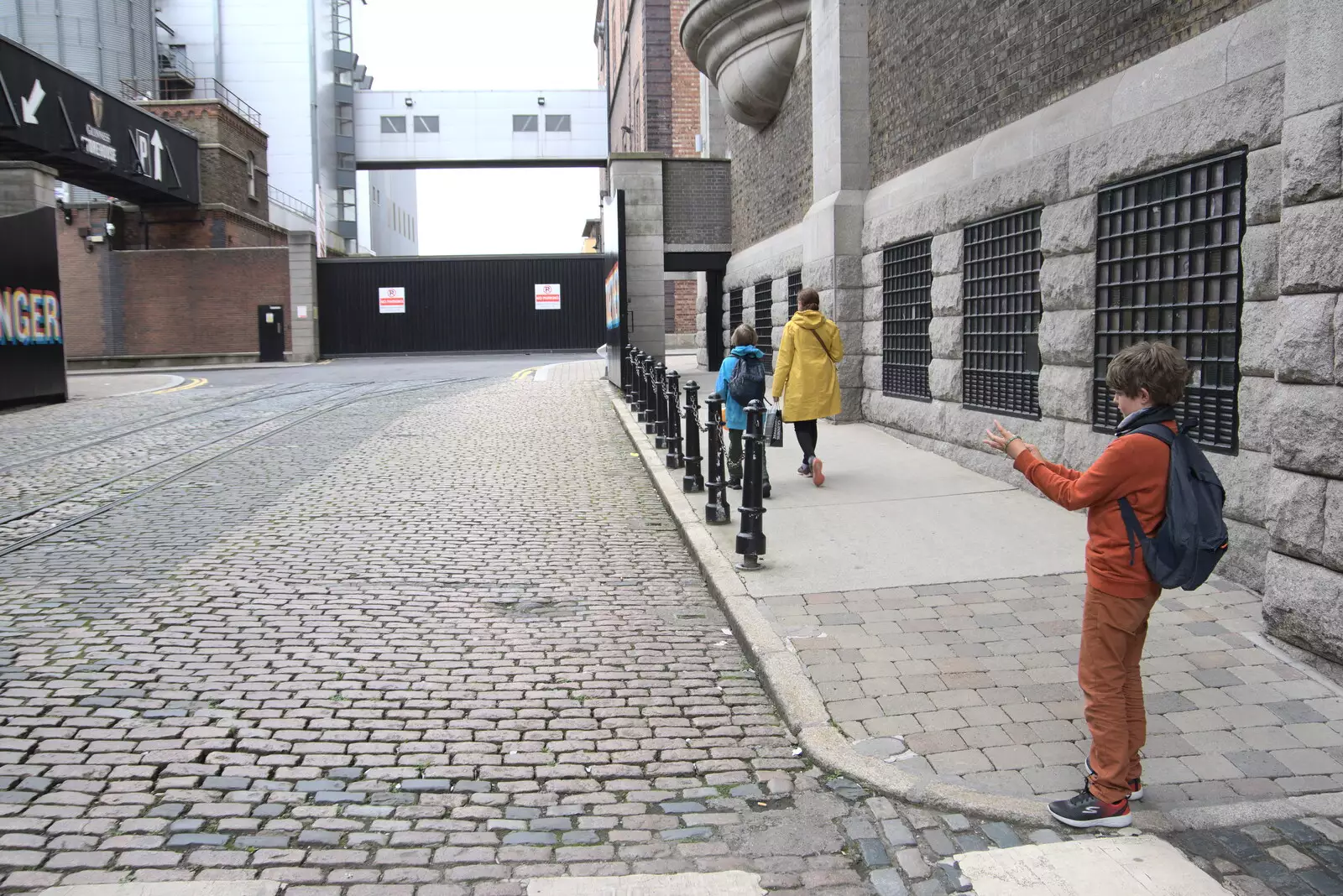 Back out on the street, from The Guinness Storehouse Tour, St. James's Gate, Dublin, Ireland - 17th August 2021