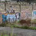 Graffiti on a derelict wall, The Guinness Storehouse Tour, St. James's Gate, Dublin, Ireland - 17th August 2021