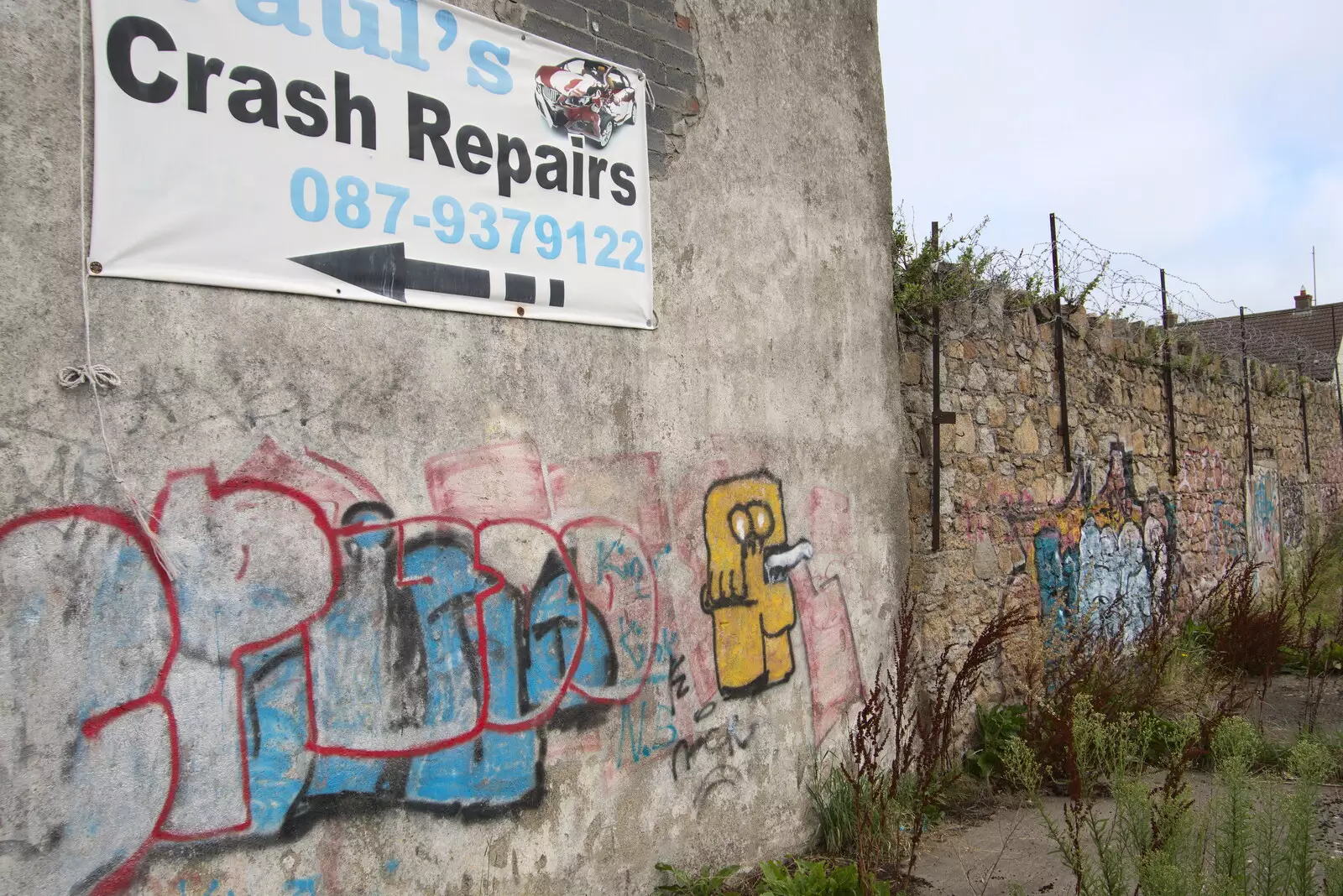 More Monkstown Farm graffiti, from The Guinness Storehouse Tour, St. James's Gate, Dublin, Ireland - 17th August 2021