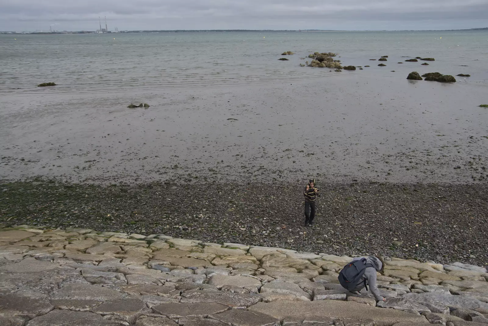 Harry on the beach, from The Guinness Storehouse Tour, St. James's Gate, Dublin, Ireland - 17th August 2021