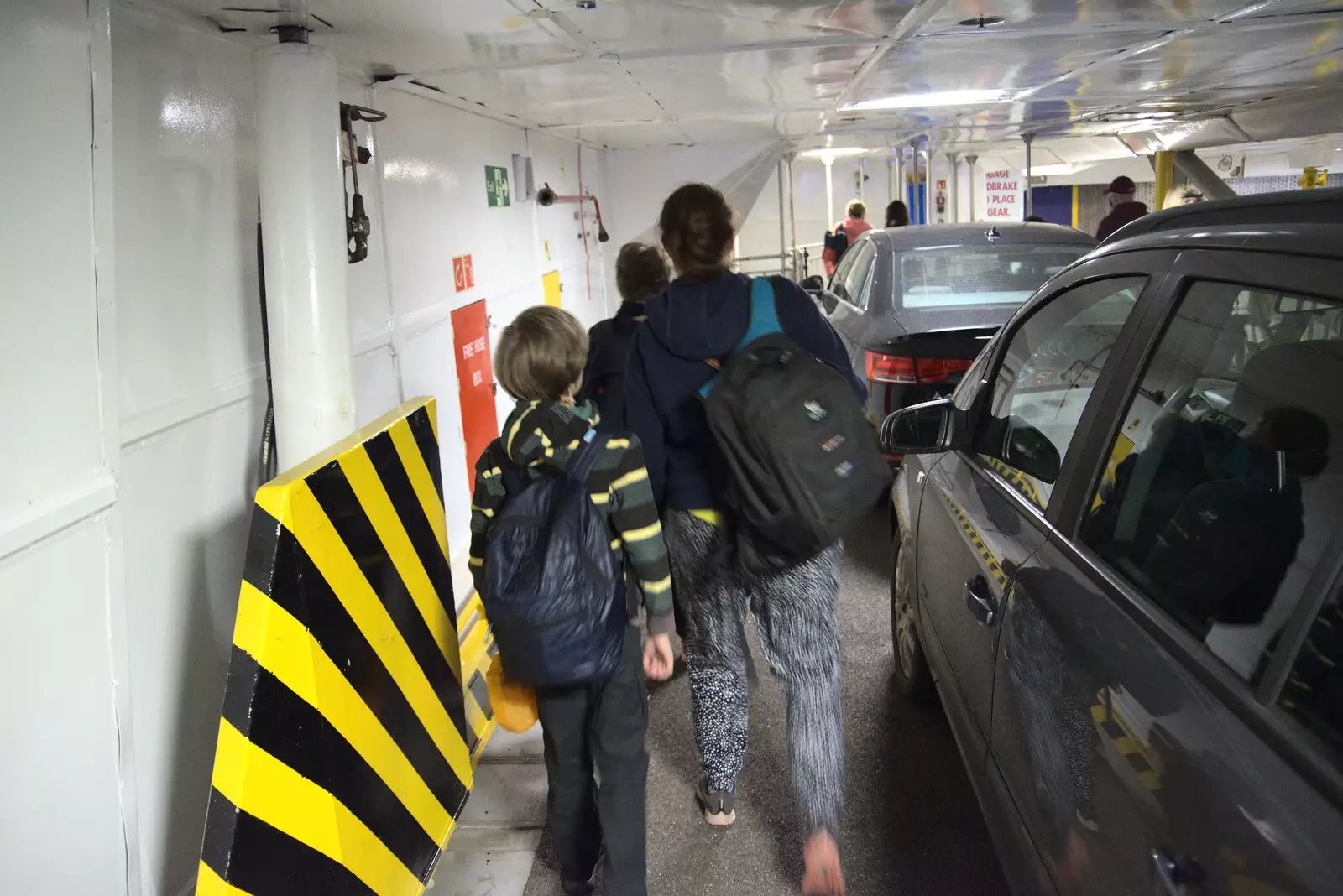 On the car deck, from The Guinness Storehouse Tour, St. James's Gate, Dublin, Ireland - 17th August 2021