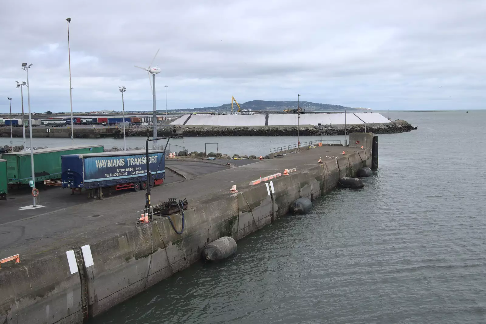 Dublin Port, from The Guinness Storehouse Tour, St. James's Gate, Dublin, Ireland - 17th August 2021