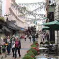 Wisteria hangs over London Street, Dippy and the City Dinosaur Trail, Norwich, Norfolk - 19th August 2021