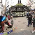 Photos with the dinosaur, Dippy and the City Dinosaur Trail, Norwich, Norfolk - 19th August 2021