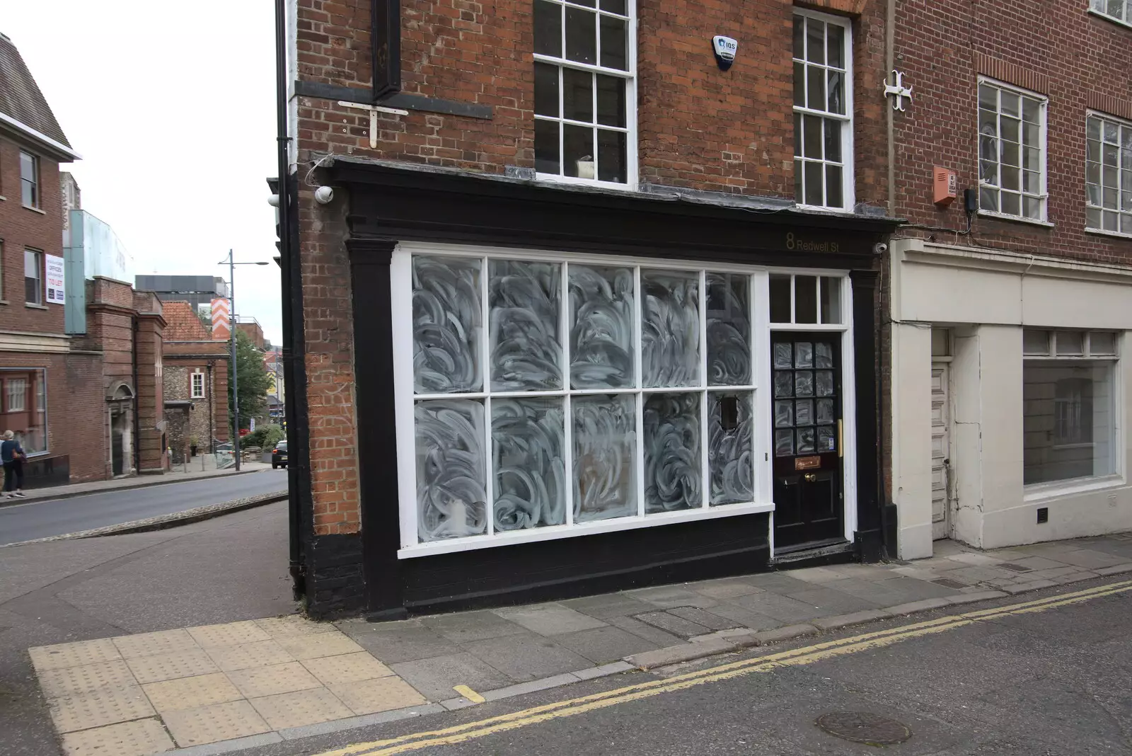 Empty shop on Redwell Street, from Dippy and the City Dinosaur Trail, Norwich, Norfolk - 19th August 2021