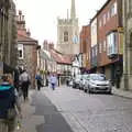 Looking down Princes Street, Dippy and the City Dinosaur Trail, Norwich, Norfolk - 19th August 2021