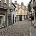 The bottom of Elm Hill, Dippy and the City Dinosaur Trail, Norwich, Norfolk - 19th August 2021