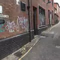 Graffiti on Waggon and Horses Lane, Dippy and the City Dinosaur Trail, Norwich, Norfolk - 19th August 2021