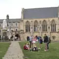 In the cathedral close, on Upper Close, Dippy and the City Dinosaur Trail, Norwich, Norfolk - 19th August 2021