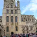 The queue behind us, Dippy and the City Dinosaur Trail, Norwich, Norfolk - 19th August 2021