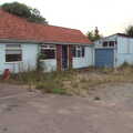 2021 A derelict bungalow, which was used as offices