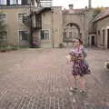 Isobel looks back as we head off to the reception, Petay's Wedding Reception, Fanhams Hall, Ware, Hertfordshire - 20th August 2021