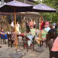 Guests hang out by the lake, Petay's Wedding Reception, Fanhams Hall, Ware, Hertfordshire - 20th August 2021