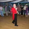 The master of ceremonies does his thing, Petay's Wedding Reception, Fanhams Hall, Ware, Hertfordshire - 20th August 2021