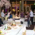 Table dancing breaks out, Petay's Wedding Reception, Fanhams Hall, Ware, Hertfordshire - 20th August 2021