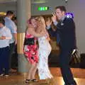 A hug on the dancefloor, Petay's Wedding Reception, Fanhams Hall, Ware, Hertfordshire - 20th August 2021