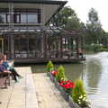 We sit out by the lake for a bit, Petay's Wedding Reception, Fanhams Hall, Ware, Hertfordshire - 20th August 2021