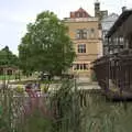 Fanhams Hall from across the lake, Petay's Wedding Reception, Fanhams Hall, Ware, Hertfordshire - 20th August 2021