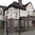 A derelict pub on the High Street, Newmarket, Petay's Wedding Reception, Fanhams Hall, Ware, Hertfordshire - 20th August 2021