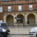 A statue of a thoroughbred horse, Petay's Wedding Reception, Fanhams Hall, Ware, Hertfordshire - 20th August 2021