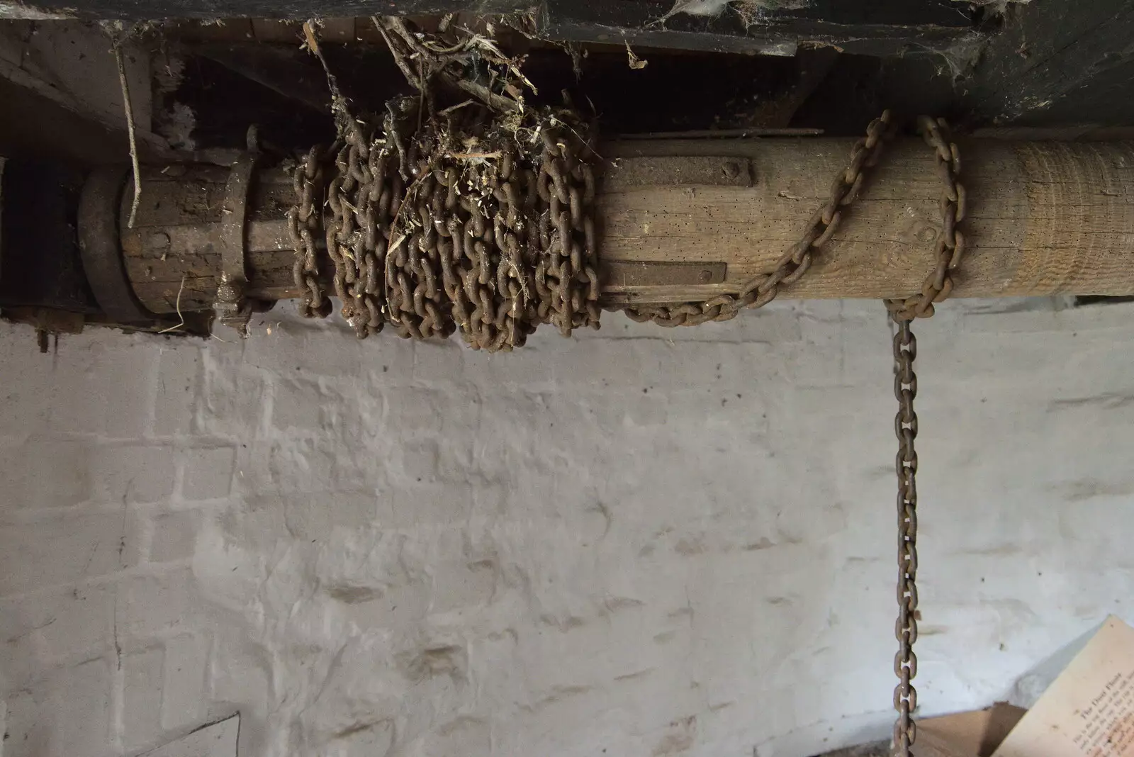 A load of wound-up chain, from An Open Day at the Windmill, Billingford, Norfolk - 21st August 2021