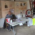 The dude on the ticket desk, An Open Day at the Windmill, Billingford, Norfolk - 21st August 2021