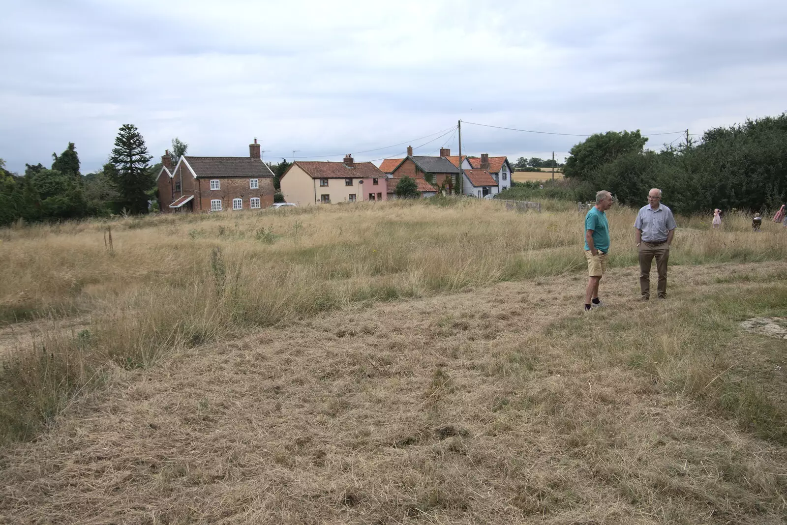 Out on Billingford Common, from An Open Day at the Windmill, Billingford, Norfolk - 21st August 2021