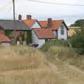 The Horseshoes pub and the old post office, An Open Day at the Windmill, Billingford, Norfolk - 21st August 2021