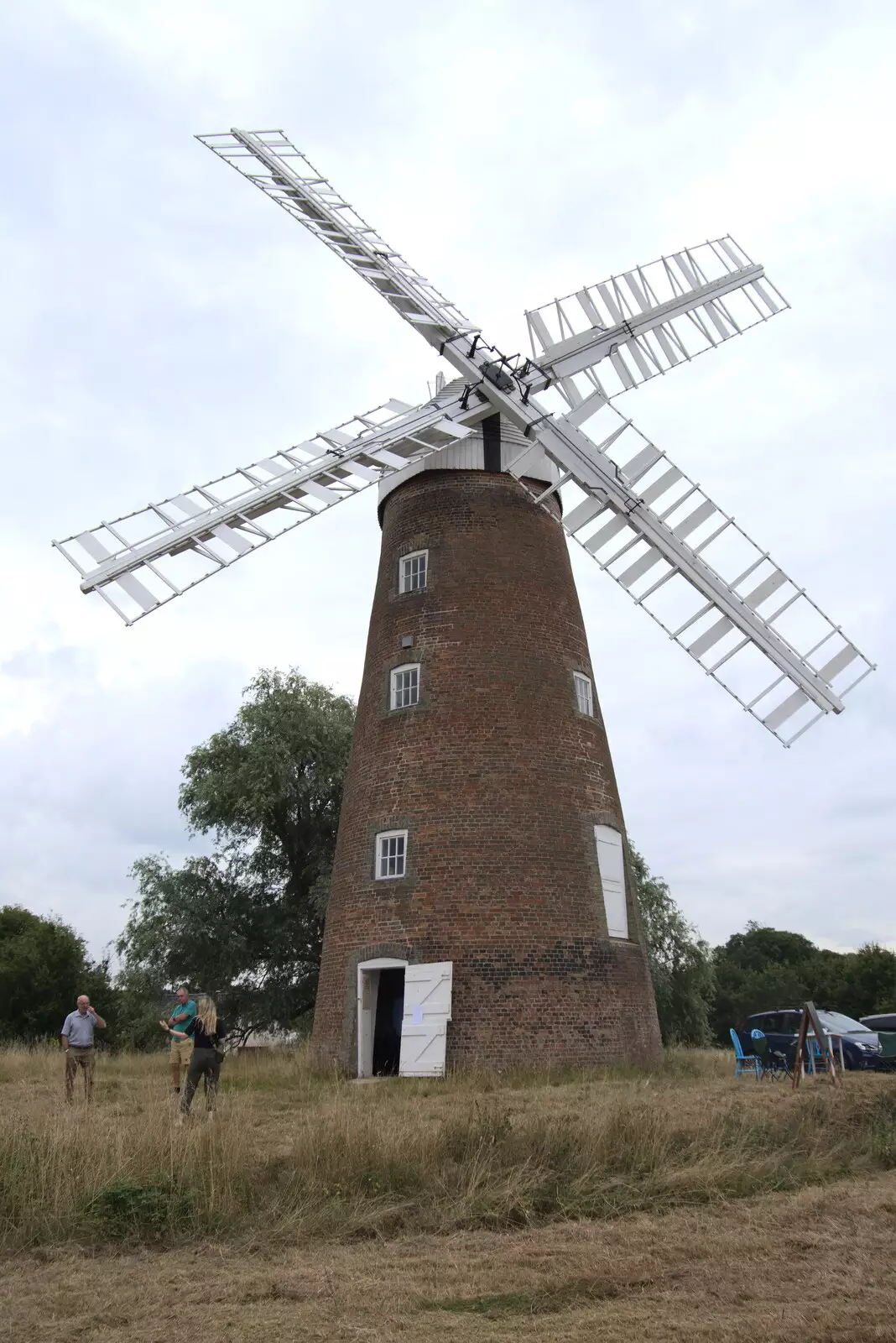 The windmill again, from An Open Day at the Windmill, Billingford, Norfolk - 21st August 2021