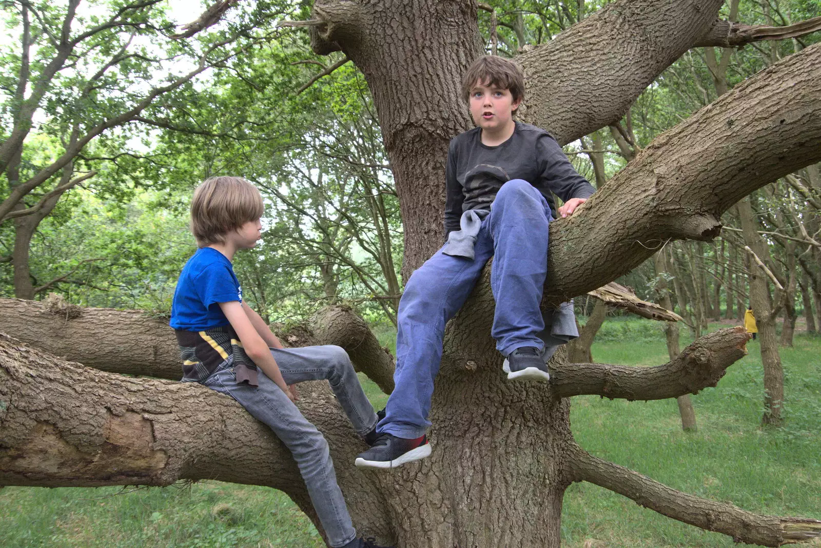 Harry and Fred, from An Open Day at the Windmill, Billingford, Norfolk - 21st August 2021