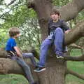 Harry and Fred, An Open Day at the Windmill, Billingford, Norfolk - 21st August 2021