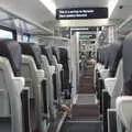 Looking down the length of the train, Head Out Not Home: A Music Day, Norwich, Norfolk - 22nd August 2021